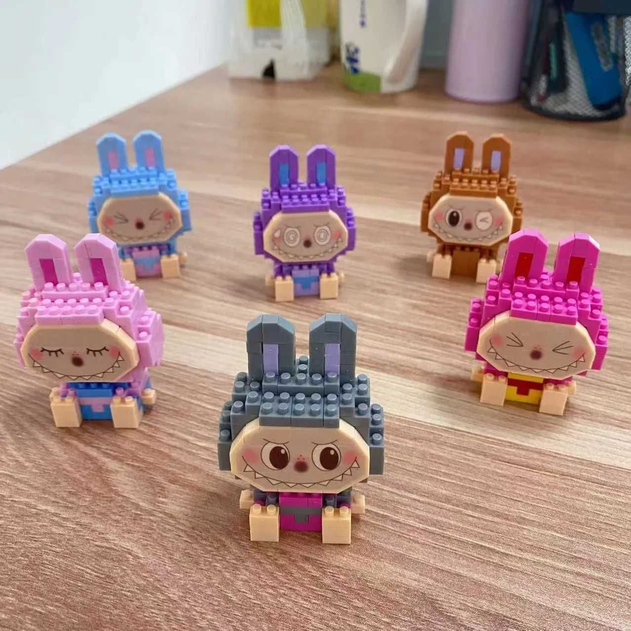 Labubu The Monsters Blind Box Mini Building Blocks – DIY Puzzle Assembly Toy