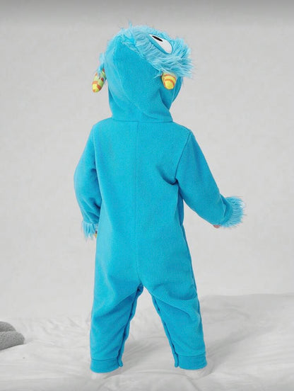 Baby & Toddler Boys Plush Monster Costume – Warm Fleece Party Outfit