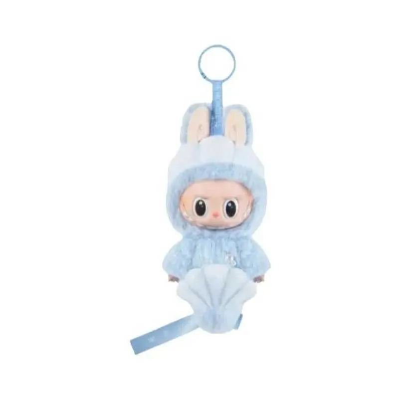 Labubu Blue Hide and Seek in Singapore Series – Vinyl Plush Doll Pendant