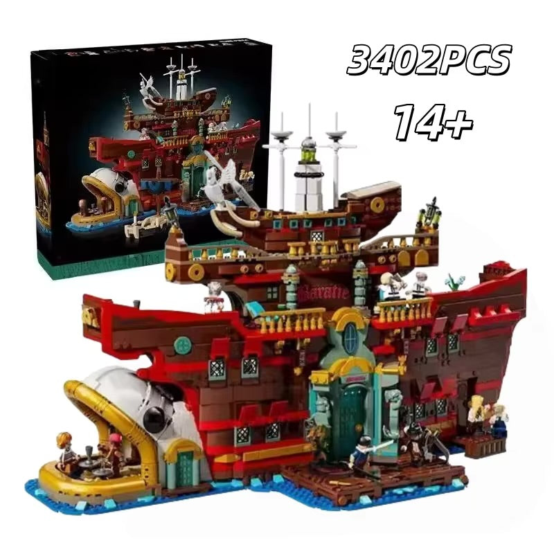 The Baratie Floating Restaurant Building Blocks Set (3402 PCS) | Anime Model Kit