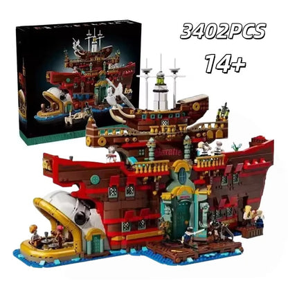 The Baratie Floating Restaurant Building Blocks Set (3402 PCS) | Anime Model Kit