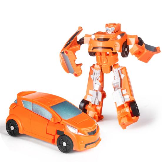 MSWH Figure Robot – Deformation Car Action Toy | Transforming Vehicle & Poseable Robot Orange