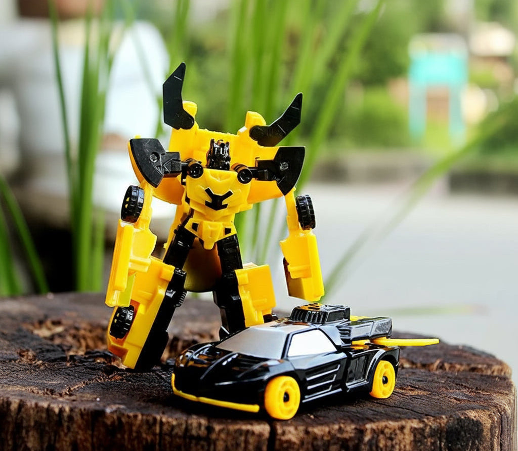 Transformation Robot Car – Multi-Color Building Blocks Toy | STEM Action Vehicle Multicolor D