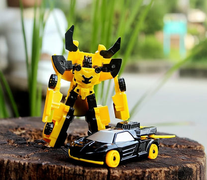 Transformation Robot Car – Multi-Color Building Blocks Toy | STEM Action Vehicle Multicolor D