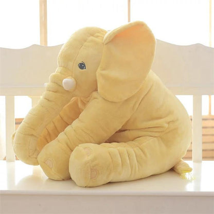 Baby Elephant Pillow Stuffed Toy - 40cm 60cm Yellow