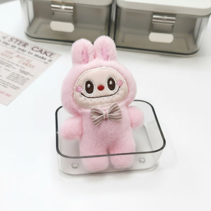 Labubu The Monsters – 3rd Gen Plush Keychain Doll | 12–15cm Backpack Charm Light Pink