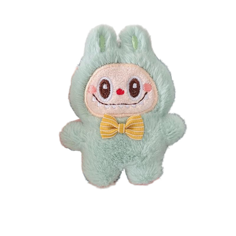 Labubu Plush Keychain – Cute Cartoon Bag Charm Green