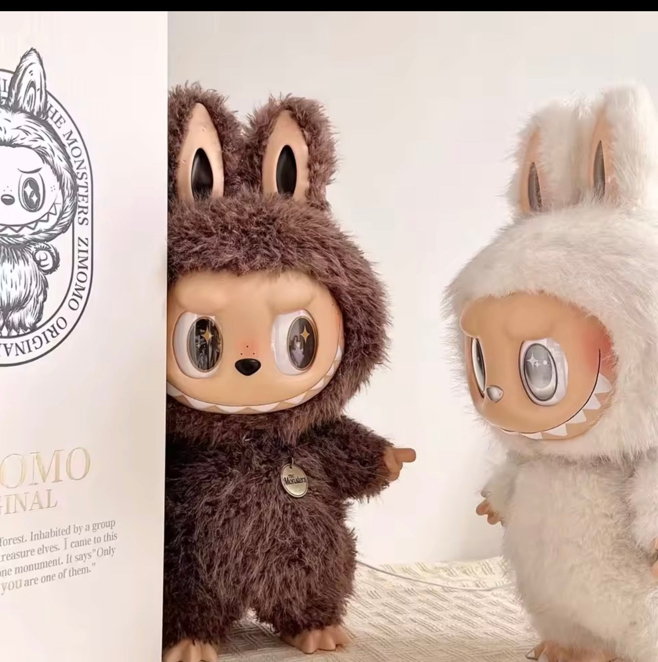 The Monsters Large Labubu Zimomo Angel in Clouds Vinyl Face Doll – 58cm Designer Collectible