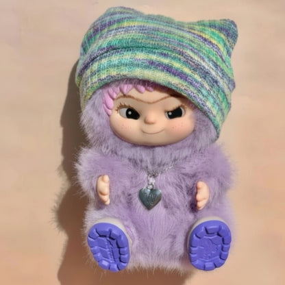 WAKUKU Trendy Party Blind Box – 15cm Plush Figurine Doll | Themed Character Keychain Multicolor E