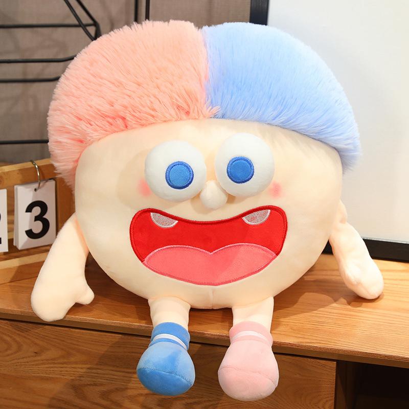 Plush Crazy Baby Stuffed Toy | Cute & Quirky Soft Doll • Kawaii Collectible Plush Pink