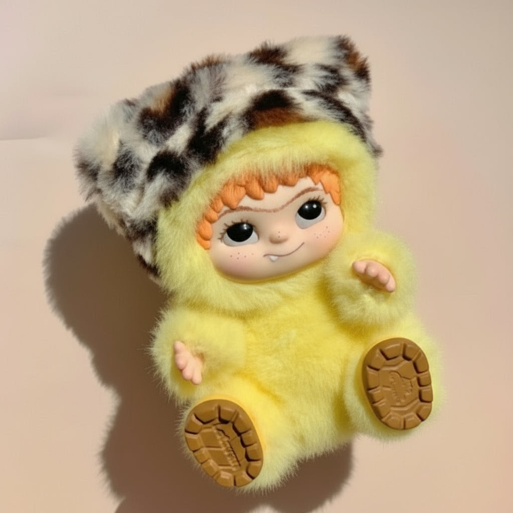 WAKUKU Trendy Party Blind Box – 15cm Plush Figurine Doll | Themed Character Keychain Multicolor D