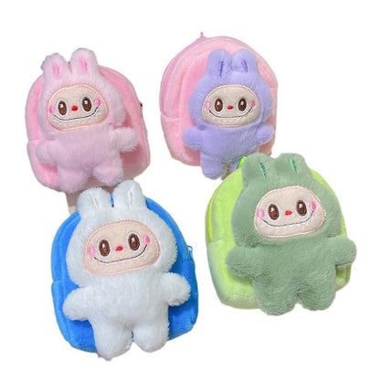 Labubu The Monsters – Plush Backpack Coin Purse | Mini Zipper Pouch