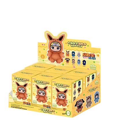 Naruto Shippuden Party Series Blind Box – EAKI Plush Vinyl Figure | Uzumaki & Friends Multi Random 6PCS
