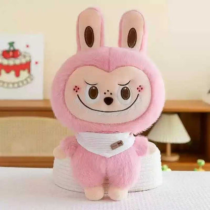 Labubu The Monsters Plush Huggable Pillow – 80cm Soft Stuffed Animal Pink