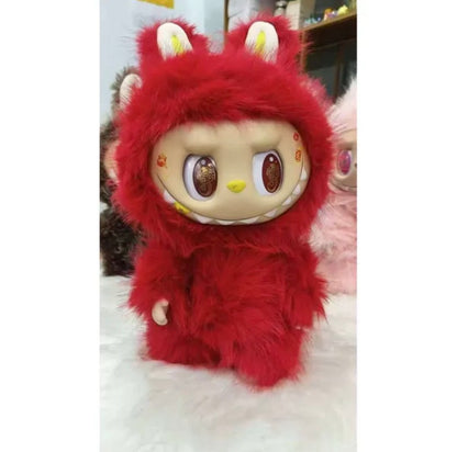 Large Labubu The Monsters Zimomo “I Found You” Vinyl Face Doll | Designer Collectible Art Toy Red