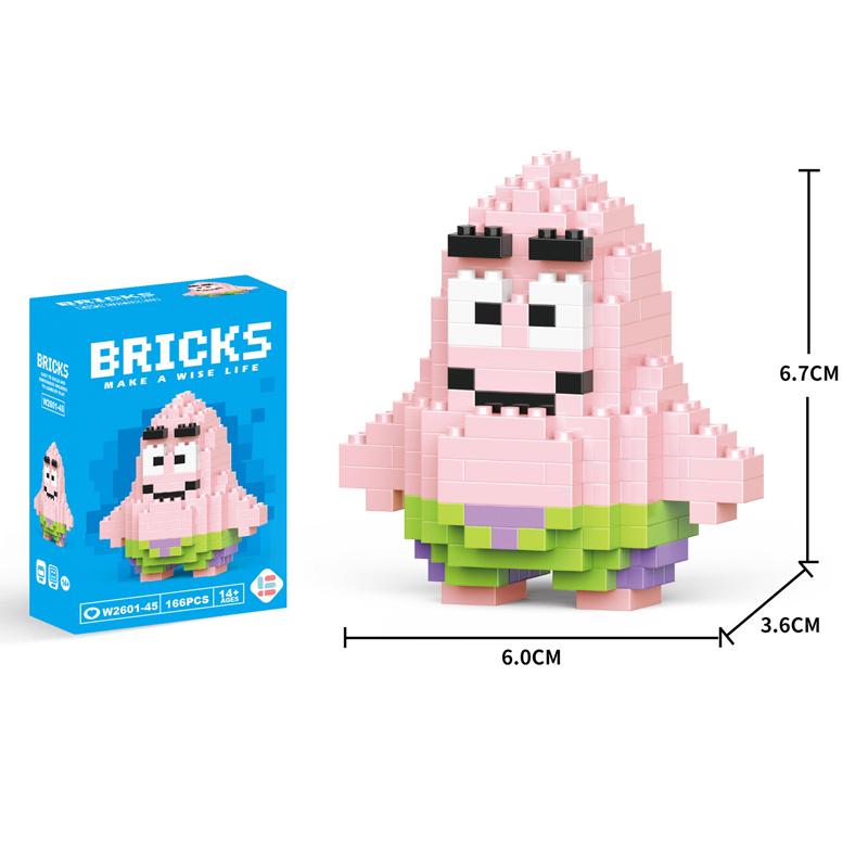Make A Wise Life – Cartoon & Character Nano Block Building Sets | Mini Brick Figures for Kids & Collectors