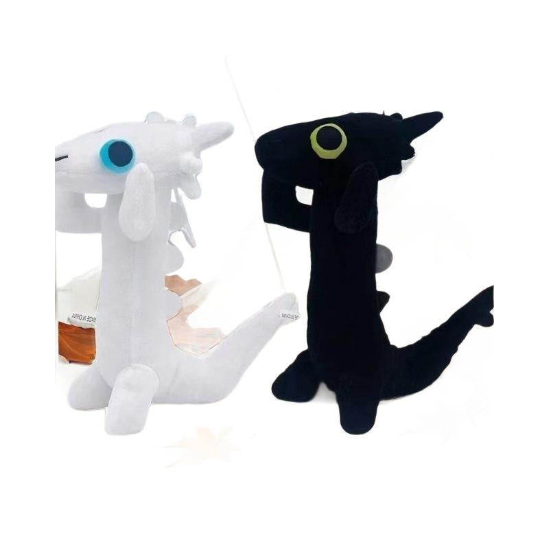 Toothless & Light Fury Plush Toy – 25cm | How to Train Your Dragon | Soft Stuffed Toy
