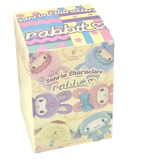 Sanrio Characters Fluffy Rabbit Blind Box Series Figure Model 1 Pack