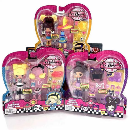 Cool Girl Group Q‑Doll Dressing Set | Music • Angel • G | Fashion Swap Fun Dress‑Up Dolls All 3