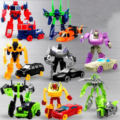 Transformation Robot Car – Multi-Color Building Blocks Toy | STEM Action Vehicle