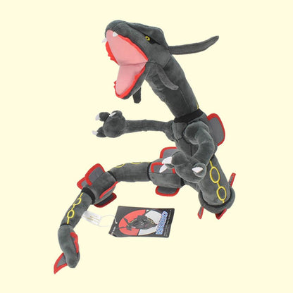 75cm Pokémon Sky Dragon Plush – Rayquaza | Soft Stuffed Anime Doll | Kawaii Dragon Toy Black