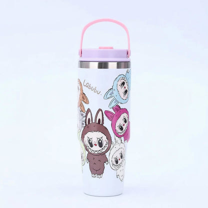 Labubu 30oz Tumbler | Double‑Wall Stainless Steel Cup • Kawaii Designer Drinkware for Fans & Collectors Multi B
