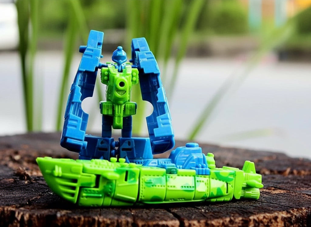 Transformation Robot Car – Multi-Color Building Blocks Toy | STEM Action Vehicle Multicolor P