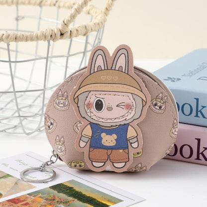 Labubu Coin Purse | Mini Zipper Pouch • Kawaii Accessory