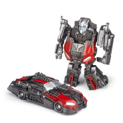 MSWH Figure Robot – Deformation Car Action Toy | Transforming Vehicle & Poseable Robot Grey