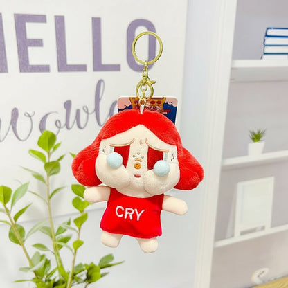POP MART Crybaby Plush Keychain – 13cm Soft Character Accessory