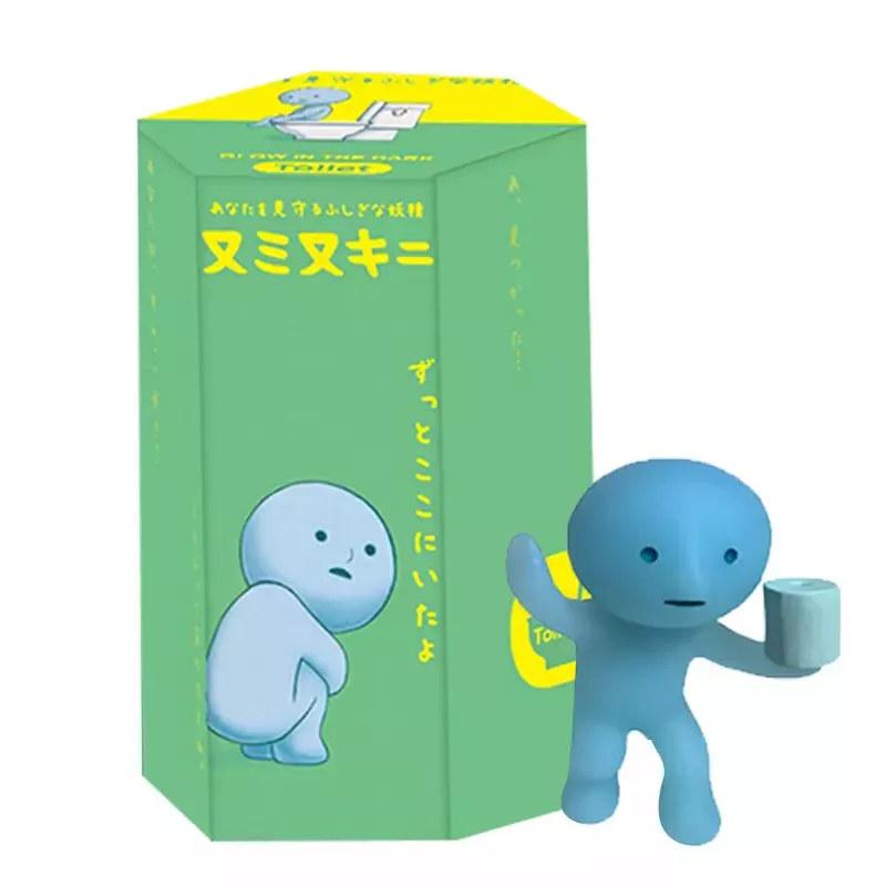 Smiski Hippers Toilet Glow-in-the-Dark – Mini Blind Box Figure | Stick-On Character Toy Multicolor B