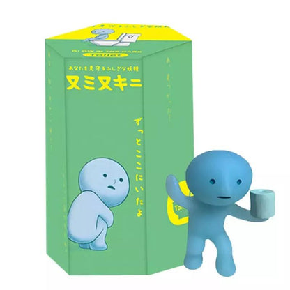 Smiski Hippers Toilet Glow-in-the-Dark – Mini Blind Box Figure | Stick-On Character Toy Multicolor B