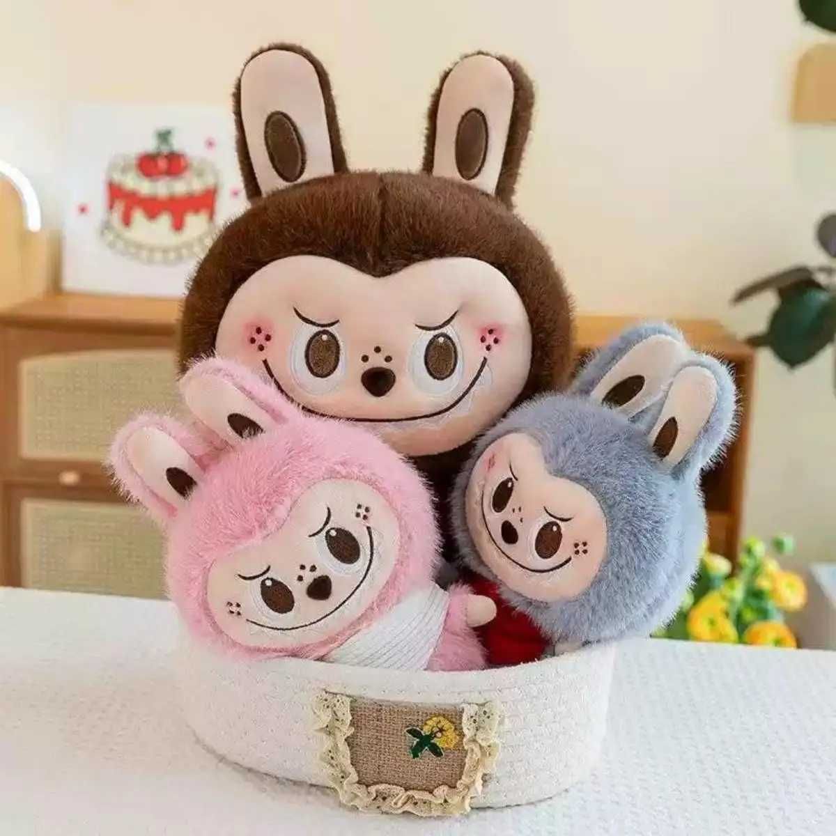 Labubu The Monsters Plush Huggable Pillow – 80cm Soft Stuffed Animal