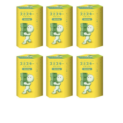 Smiski Life Worker Series – Glow-in-the-Dark Hippers Blind Box Figures | 12-Piece Tabletop Collectibles Green RANDOM 6PCS