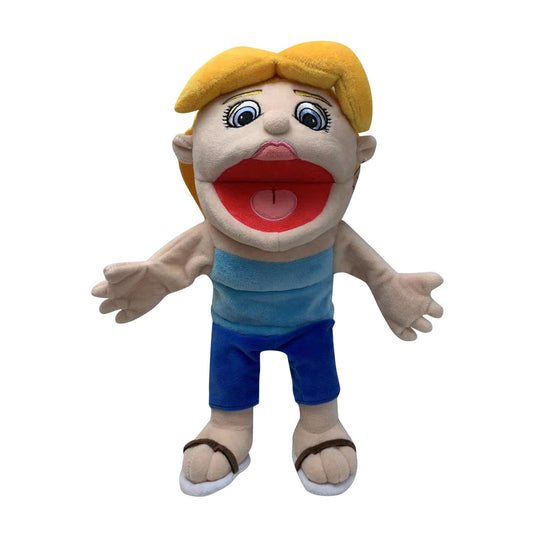Plush Hand Puppets Inspired by Jeffy Puppet Series | Soft Character Puppets for Kids & Collectors Multi A