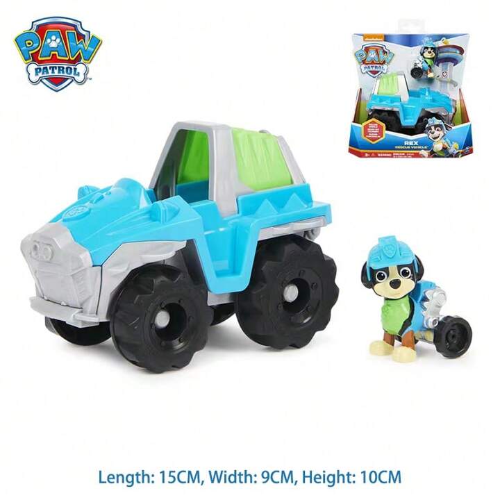 Paw Patrol Rescue Vehicle – Character Truck | Rubble’s Bulldozer, Chase’s Cruiser & More