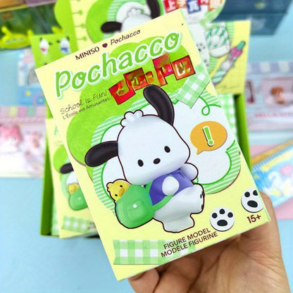 MINISO × Sanrio Pochacco “School Is Fun” Blind Box | Cute Collectible Figurine
