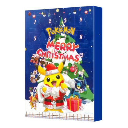 24pcs Pokémon Blind Box Advent Calendar – Christmas Countdown Set | Mini Figures & Decorations Blue