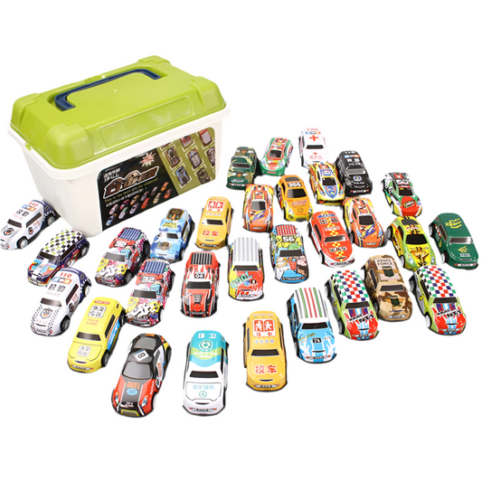 20-50Pcs/Set Mini Plastic Car Set
