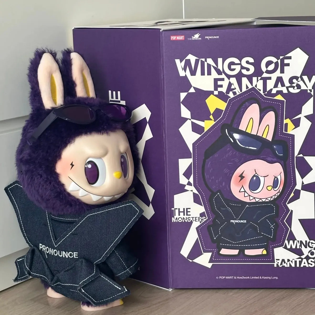 Large Labubu The Monsters – Wings of Fantasy 38cm Vinyl Plush Toy