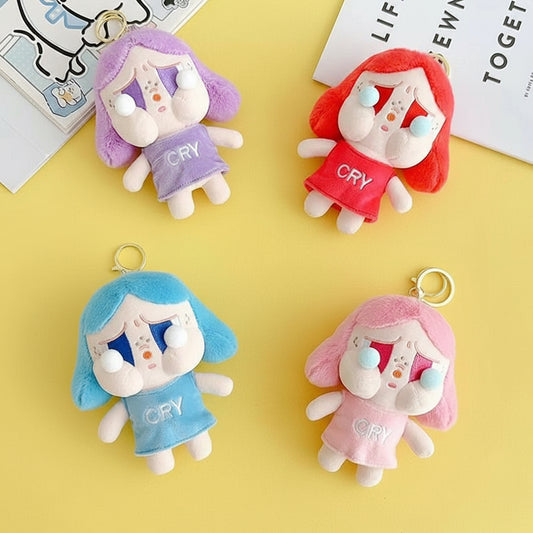 POP MART Crybaby Plush Keychain – 13cm Soft Character Accessory