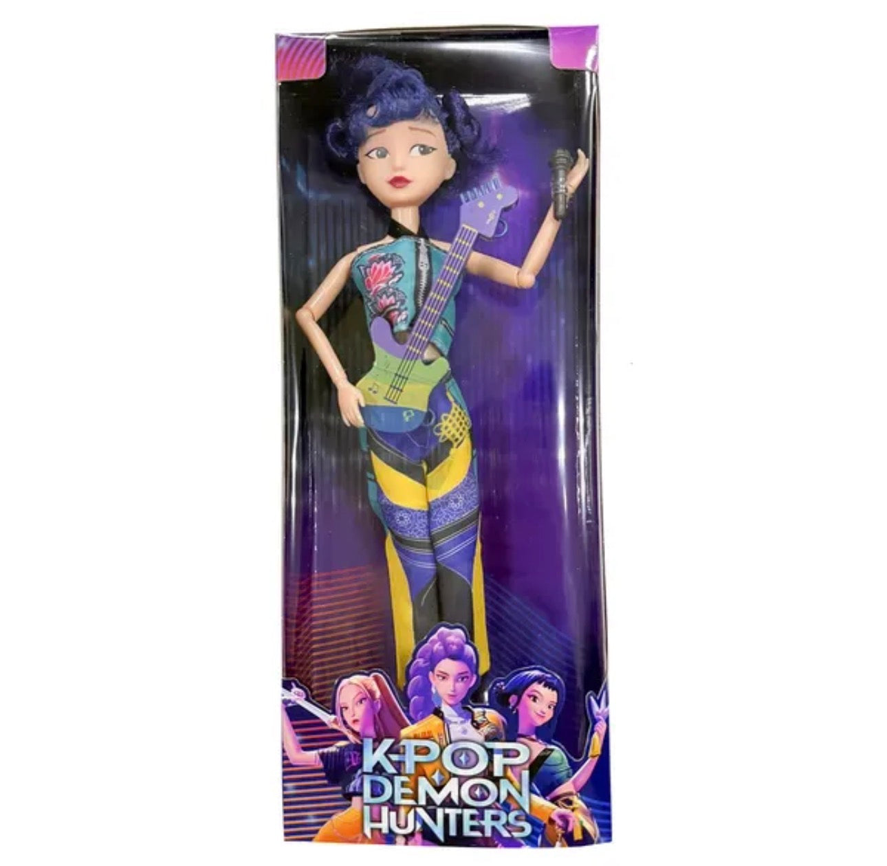 Anime K-Pop Demon Hunters Doll – Rumi, Mira & Zoi Vinyl Mask Figurines