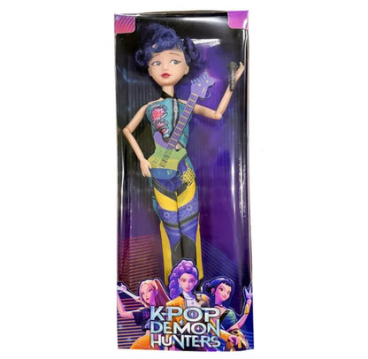 Anime K-Pop Demon Hunters Doll – Rumi, Mira & Zoi Vinyl Mask Figurines