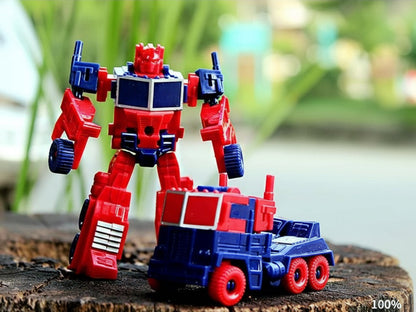 Transformation Robot Car – Multi-Color Building Blocks Toy | STEM Action Vehicle