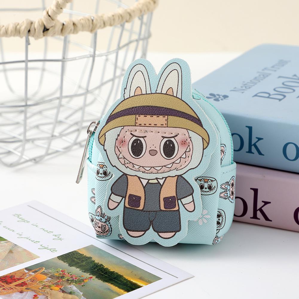 Labubu Coin Purse | Mini Zipper Pouch • Kawaii Accessory Multicolor