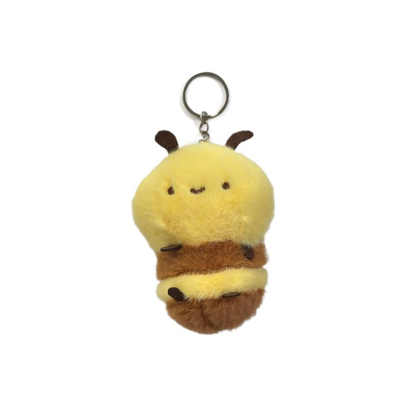 Cute Bee Pendant Plush Toy – 8cm Blind Box Keychain