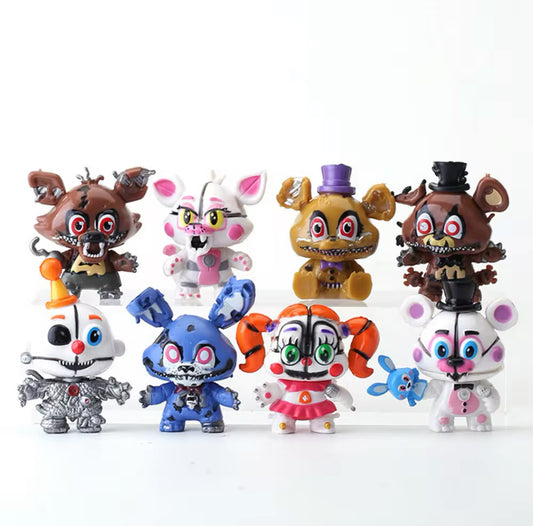 Five Nights At Freddy’s Plastic Figurines - 8 Pack 8 Pack