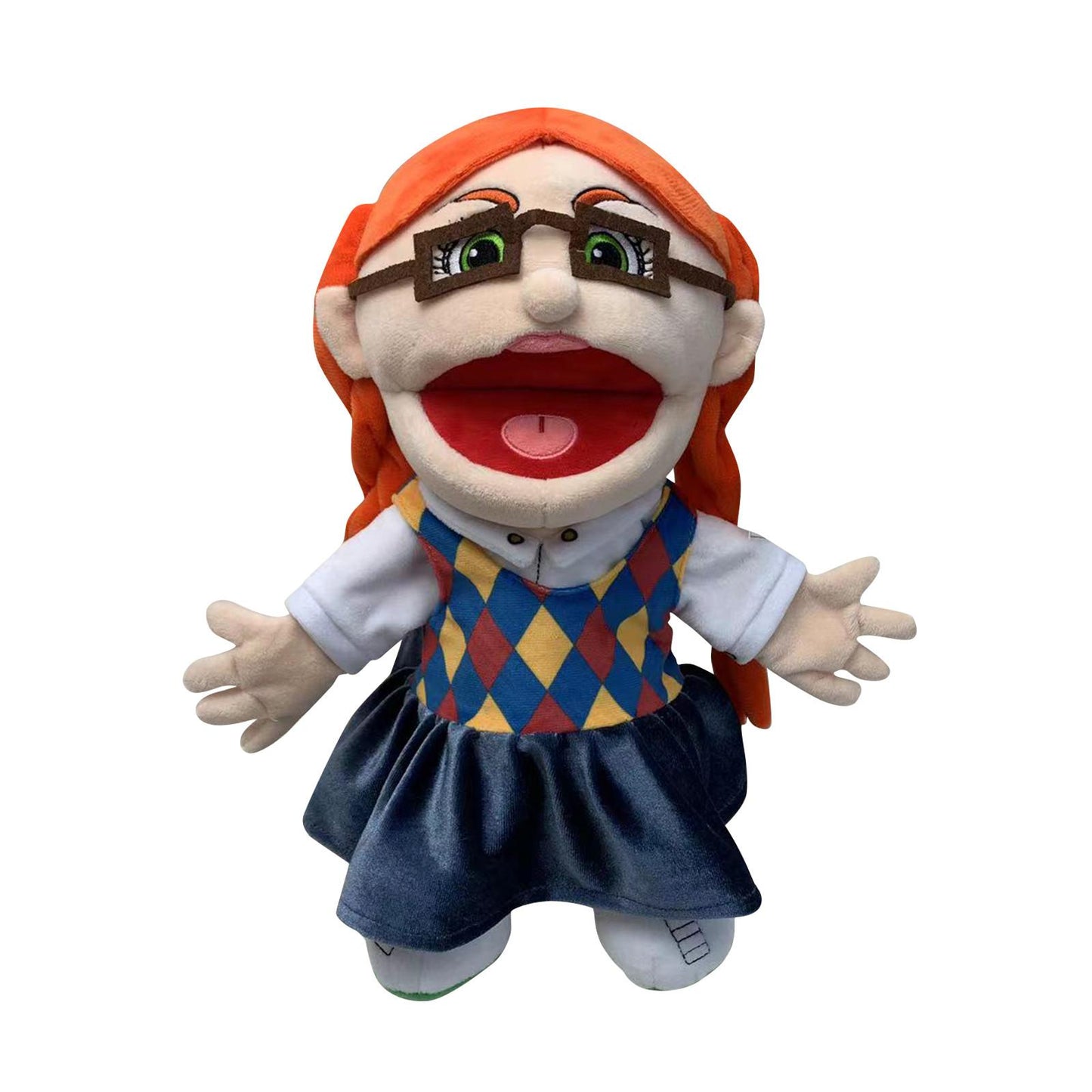 Plush Hand Puppets Inspired by Jeffy Puppet Series | Soft Character Puppets for Kids & Collectors Multi B