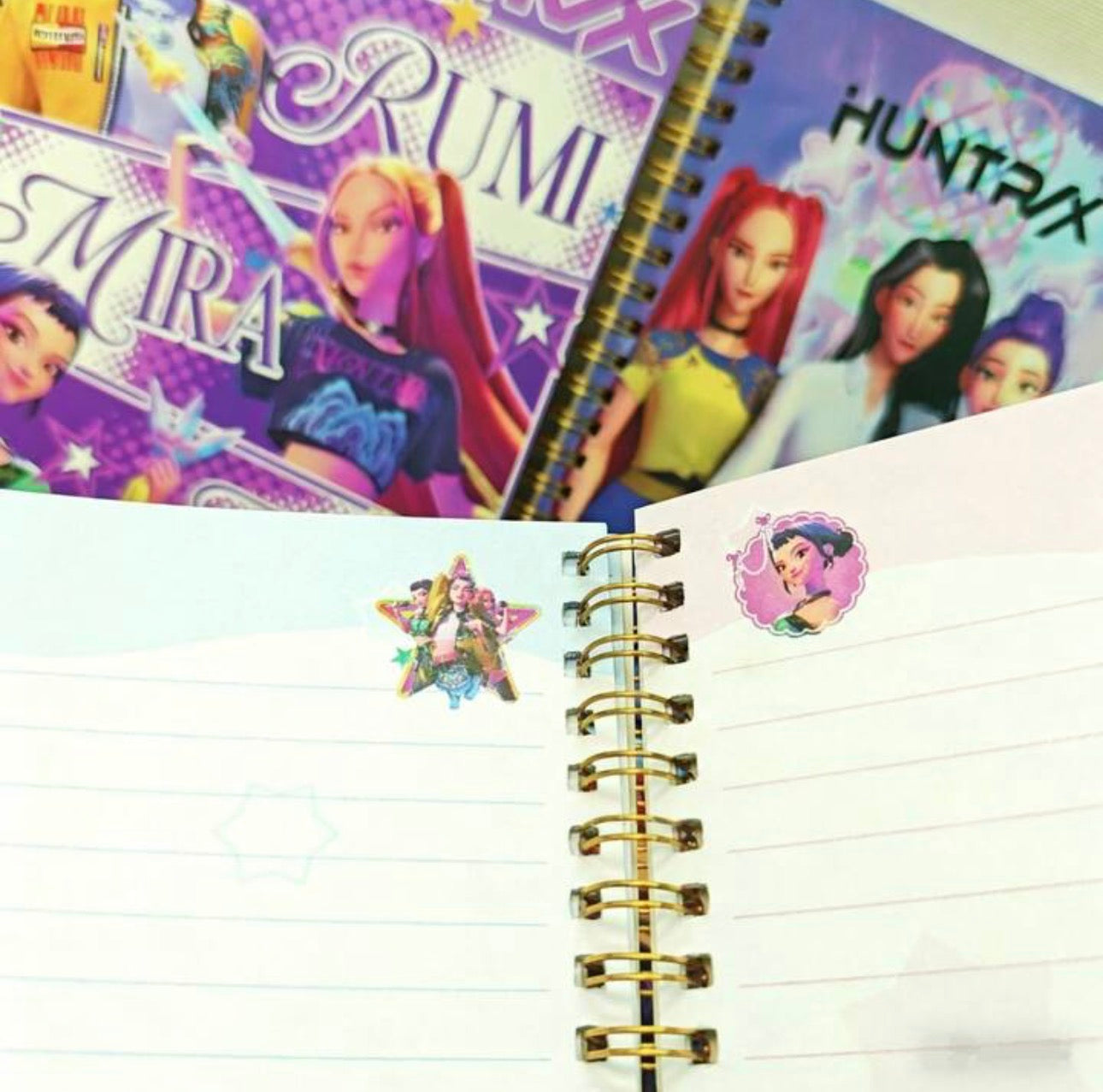 K-POP Demon Hunter Spiral Notebook – A5 Random Style