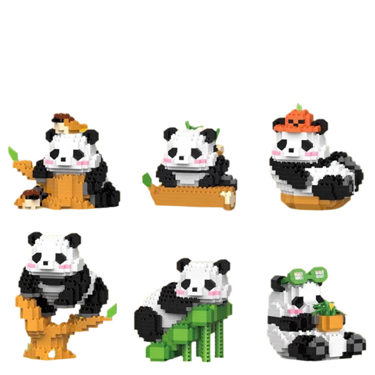 Panda Building Blocks Set DIY Tou